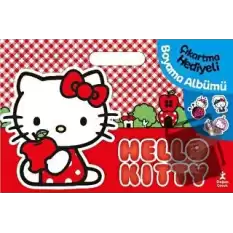 Hello Kitty Çıkartma Hediyeli Boyama Albümü