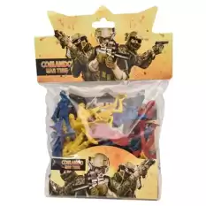 Heroes Toys Pvcli Oyuncak Asker Seti