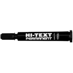 Hi-Text Markör Permanent Kesik Uçlu Siyah 830Pc - 12li Paket