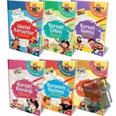 Hikayeli - Örnekli Korsan Maceraları Boyama Kitabı Serisi (6 Kitap Takım)