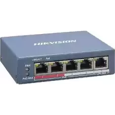 Hikvision Ds-3E1105P-Eı 4 Port 10-100 4 Port Poe+ 65W Yönetilemez Switch