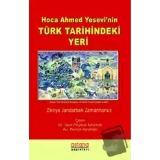 Hoca Ahmet Yesevinin Türk Tarihindeki Yeri