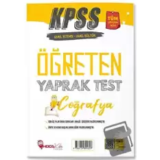 Hoca Kafası KPSS Coğrafya Öğreten Yaprak Test