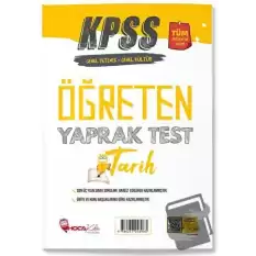 Hoca Kafası KPSS Tarih Öğreten Yaprak Test