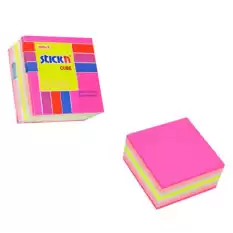 Hopax Stıckn Yapışkanlı Not Kağıdı 400 Yp 76X76 4 Np Mıx Renk 21536