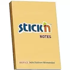 Hopax Stıckn Yapışkanlı Not Kağıdı 76X51 Pastel Kavun İçi 100 Yp He21390 - 12li Paket