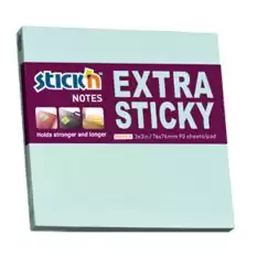 Hopax Stıckn Yapışkanlı Not Kağıdı Extra 90 Yp 76X76 Pastel Mavi He21663 - 12li Paket