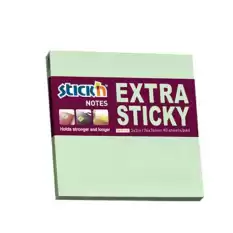 Hopax Stıckn Yapışkanlı Not Kağıdı Extra 90 Yp 76X76 Pastel Yeşil He21662 - 12li Paket