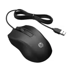 Hp 100 6Vy96Aa Siyah Optik Kablolu Mouse 1.600 Dpı Hassas Optik Sensörü