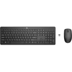 Hp 235 1Y4D0Aa Siyah Kablosuz Klavye Mouse Seti 2,4 Ghz 1600 Dpı (2 X Aaa (Keyboard); 1 X Aa Mouse)