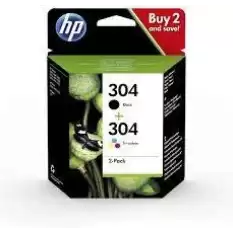 Hp 304 Black-Color Siyah-Renkli Multi Paket 3Jb05Ae