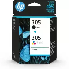 Hp 305 Black-Color Siyah-Renkli Multi Paket 6Zd17Ae