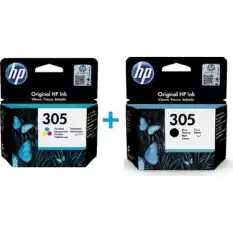 Hp 3Ym60Ae + 3Ym61Ae 305 Siyah + Renkli Kartuş Seti