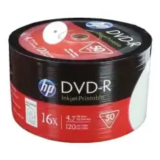 Hp Dvd-R 4,7Gb-120Min 16X 50 Li Shrink