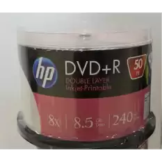 Hp Dvd+R Dl 8.5Gb Printable 50 Cakebox