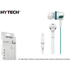 Hytech Hy-X06 Mobil Telefon Uyumlu Beyaz-Mavi Kulaklık