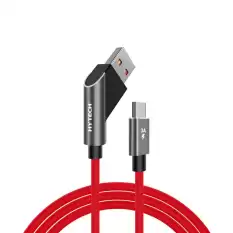 Hytech Hy-X215 3A Micro Usb 1M Kırmızı Data + Sarj Kablosu