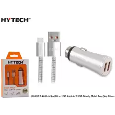 Hytech Hy-X62 3.4A Hızlı Şarj Micro Usb Kablolu 2