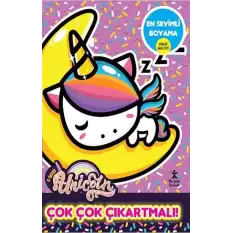 I Love Unicorn En Sevimli Boyama - Çok Çok Çıkartmalı!