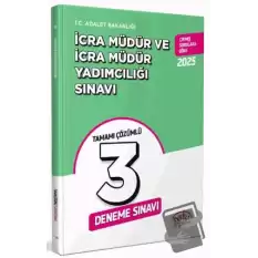 İcra Müdür ve Müdür Yardımcılığı 3 Deneme Tamamı Çözümlü Deneme Sınavı