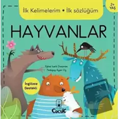 İlk Kelimelerim İlk Sözlüğüm - Hayvanlar (Ciltli)