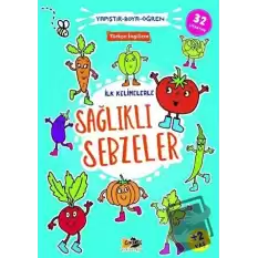 İlk Kelimelerle Sağlıklı Sebzeler - Yapıştır-Boya-Öğren