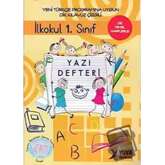 İlkokul 1. Sınıf Yazı Defteri-Dik Temel Harflerle