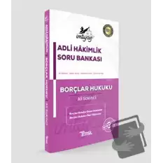 İmtiyaz Adli Hakimlik Soru Bankası Borçlar Hukuku