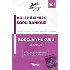 İmtiyaz Adli Hakimlik Soru Bankası Borçlar Hukuku