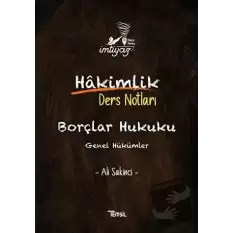 İmtiyaz Borçlar Hukuku Hakimlik Ders Notları