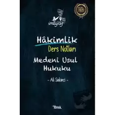 İmtiyaz Medeni Usul Hukuku Hakimlik Ders Notları