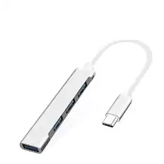 Inca Iusb-04T  Type-C Grişli 4Port Usb Hub