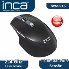 Inca Iwm-515 1300-3600 High Dpi Low Power Laser Wireless Mouse