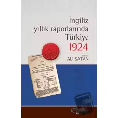 İngiliz Yıllık Raporlarında Türkiye 1924