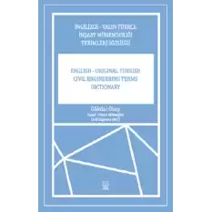 İngilizce-Yalın Türkçe İnşaat Mühendisliği Terimler Sözlüğü