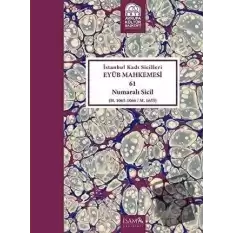 İstanbul Kadı Sicilleri - Eyüb Mahkemesi 61 Numaralı Sicil Cilt 27 (Ciltli)