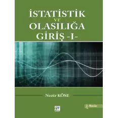 İstatistik ve Olasılığa Giriş - 1