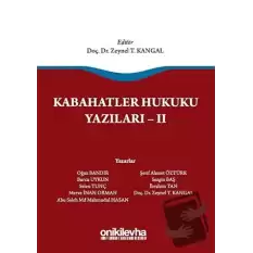 Kabahatler Hukuku Yazıları - 2