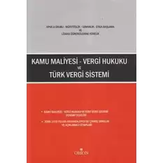 Kamu Maliyesi - Vergi Hukuku ve Türk Vergi Sistemi