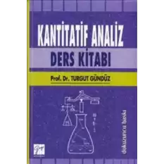 Kantitatif Analiz Ders Kitabı