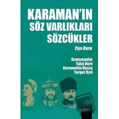 Karaman’ın Söz Varlıkları Sözcükler