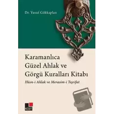 Karamanlıca Güzel Ahlak ve Görgü Kuralları Kitabı