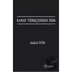 Karay Türkçesinde İsim