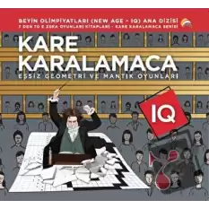 Kare Karalamaca 7 - 7’den 70’e Zeka Oyunları Kitapları Eşsiz Geometri ve Mantık Oyunları