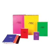 Keskin Color Bloknot Free Office Spiralli Çizgisiz 100 Yp A5 145100-99 - 6lı Paket