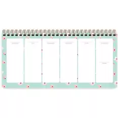 Keskin Color Spiralli Planner Su Yeşili 13X27