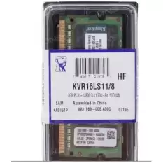 Kıngston 8Gb Ddr3L 1600Mhz Cl11 1.35V Kvr16Ls11-8Wp  (Pc3-12800) Notebook Ram