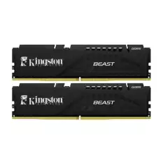 Kingston Beast Kf552C36Bbek2-16Tr 16Gb (2X8) Ddr5 5200Mhz Cl36 Siyah Gaming Ram (Bellek)