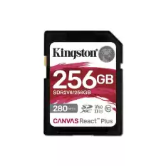 Kingston Sdr2V6-256Gb Canvas React Plus Sdxc Uhs-Iı 280R-150W U3 V60 For Full Hd-4K Sd Hafıza Kartı