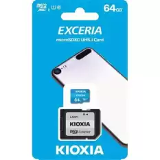 Kioxia 64Gb Exceria Microsdxc Uhs-1 C10 100Mb-Sn Hafıza Kartı